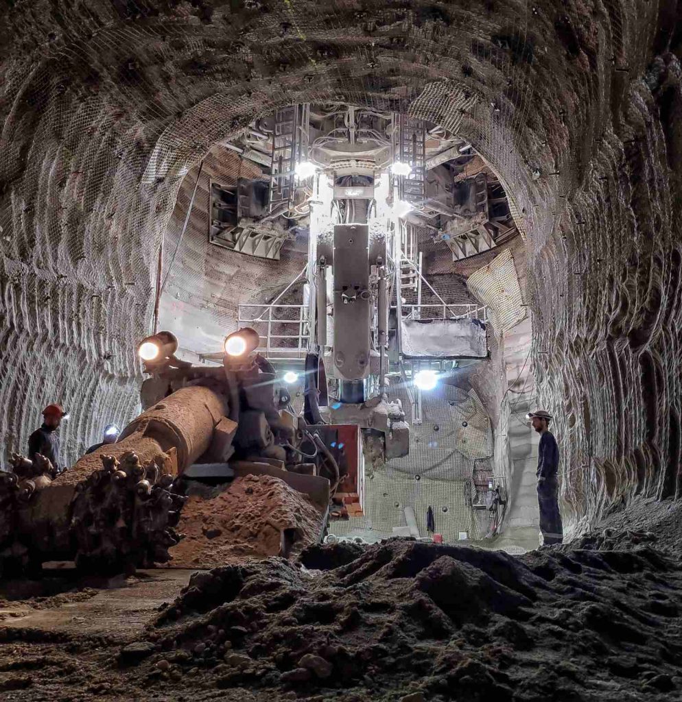 SBR ShaftStation Kali-Bergwerk Nezhinsky der OOO Slavkaliy in Belarus.