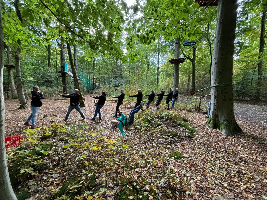 Teamevent: Teambuilding technischer Bereich REEDPTAH DEILMANN im Kletterwald