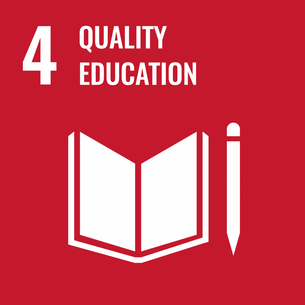 Grafik SDG - 4 Quality Education