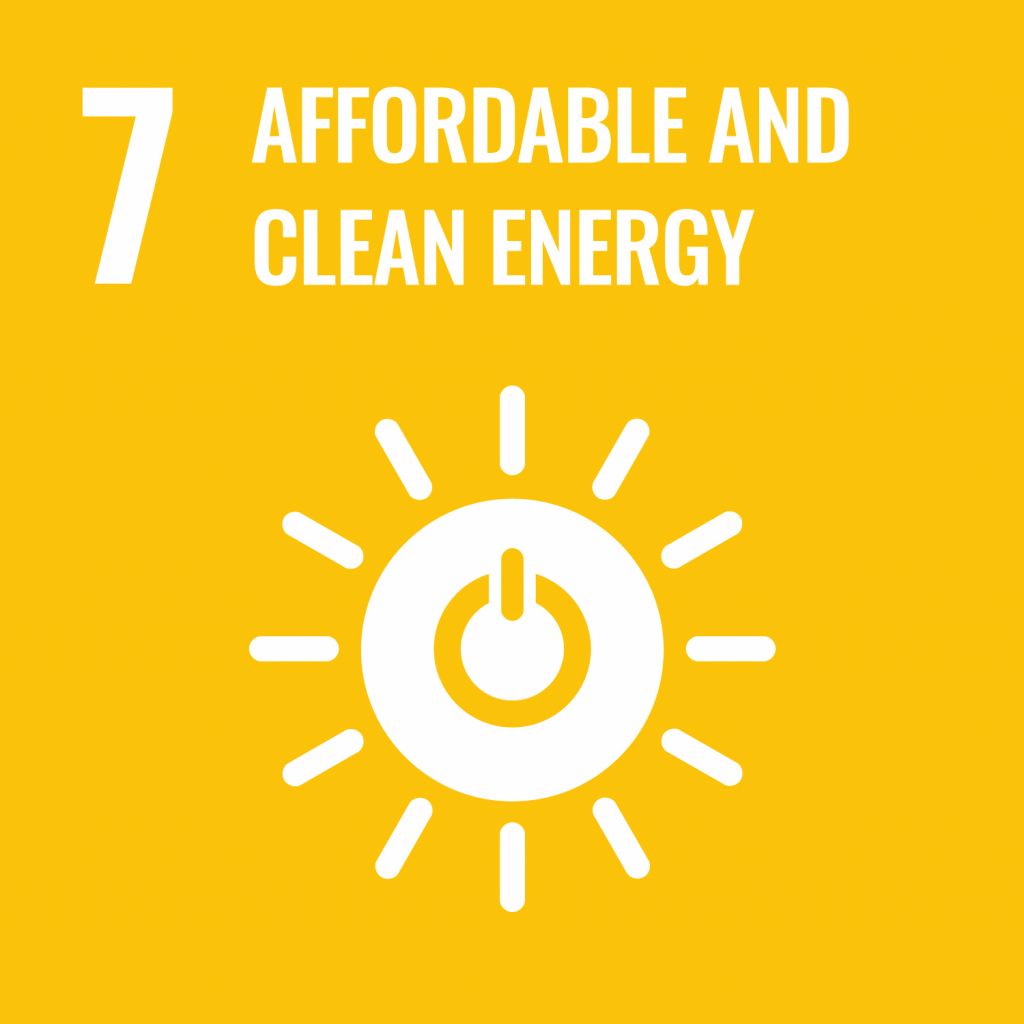 Grafik SDG - 7 Affordable and Clean Energy