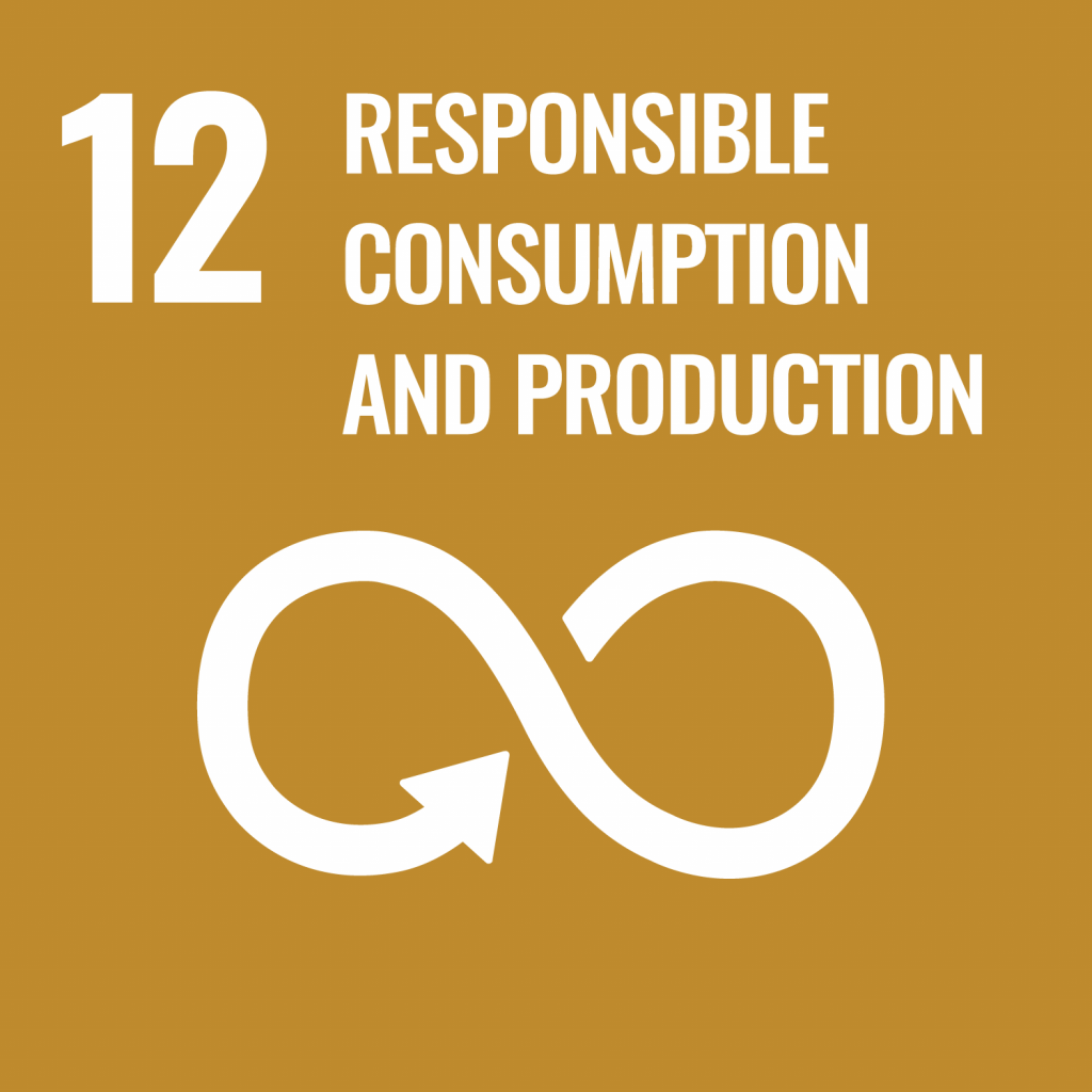 Grafik SDG - 12 Responsible Consumption and Production